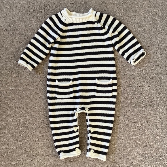 OshKosh B'gosh Other - Baby B'gosh striped sweater romper, 6 mo.